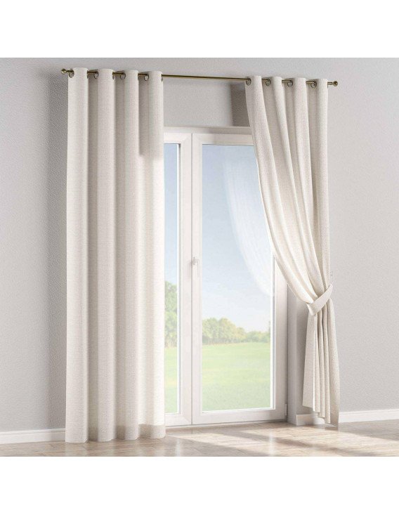 Rideau à œillets Nature | YellowTipi | Blanche