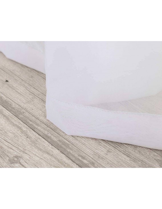 Rideau voile à œillets Soft Veil | YellowTipi | Blanche