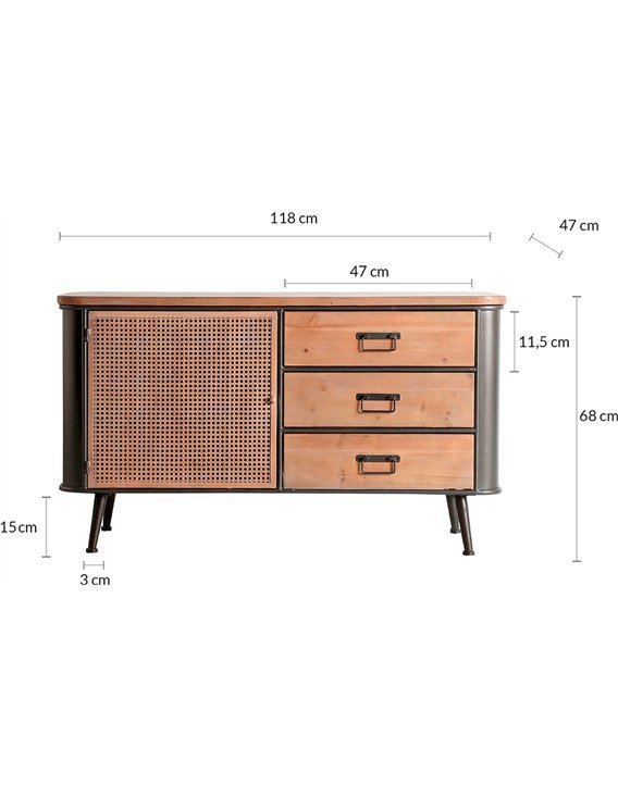 Buffet tirkane | Last Deco | Naturel