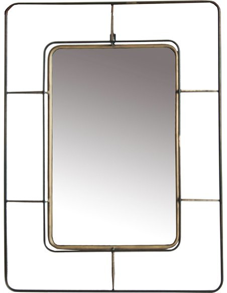 Miroir | Last Deco | Doré, noir