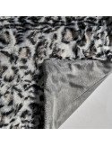 Couverture leopardo 200 x 220 x 1 cm | Vical | Blanc, Noir