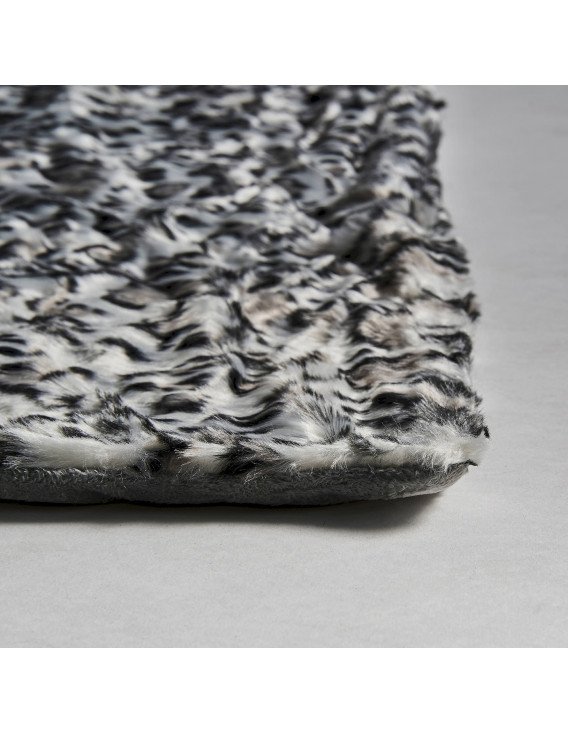 Couverture leopardo 200 x 220 x 1 cm | Vical | Blanc, Noir