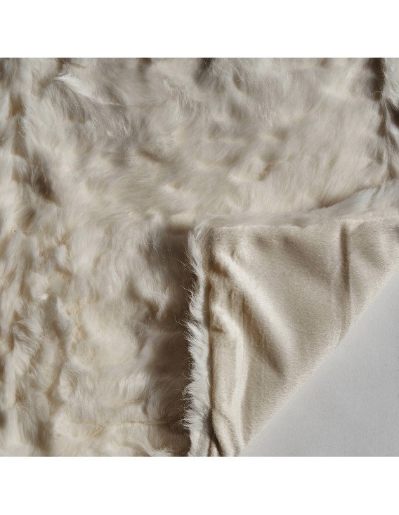 Couverture white wolf 200 x 220 x 2 cm | Vical | Crème