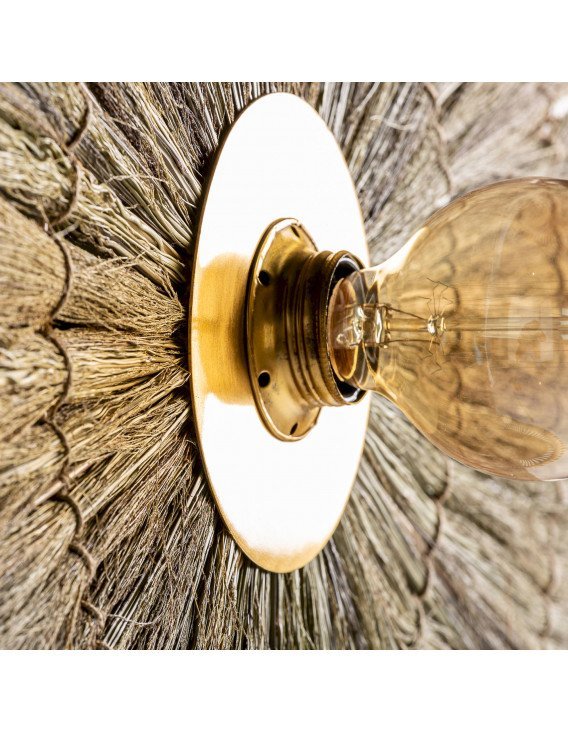 Lampe de mur 53 x 10 x 53 cm | Vical | Naturel
