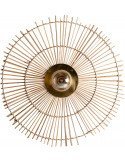 Lampe de mur 50 x 10 x 50 cm | Vical | Naturel, Doré