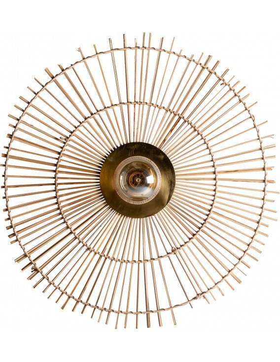 Lampe de mur 50 x 10 x 50 cm | Vical | Naturel, Doré