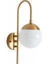 Lampe de mur 15 x 25 x 42 cm | Vical | Blanc, Doré