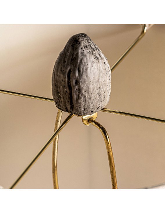 Lampe de salon 42 x 42 x 90 cm | Vical | Marron