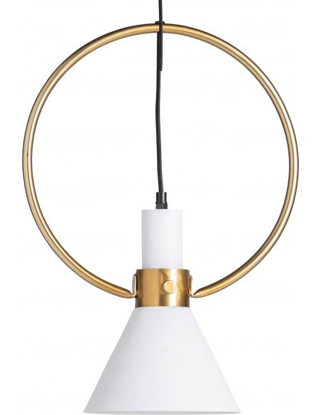 Lustre 35 x 20 x 50 cm | Vical | Blanc, Doré