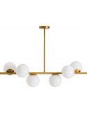 Lustre bola 102 x 31 x 82 cm | Vical | Blanc, Doré