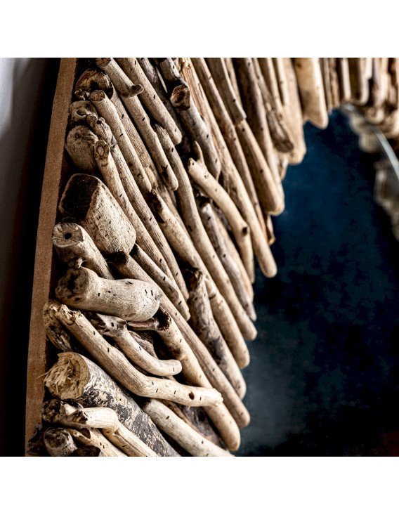 Miroir varverg 120 x 7 x 120 cm | Vical | Naturel