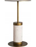 Table basse darney 35 x 35 x 62 cm | Vical | Blanc, Doré