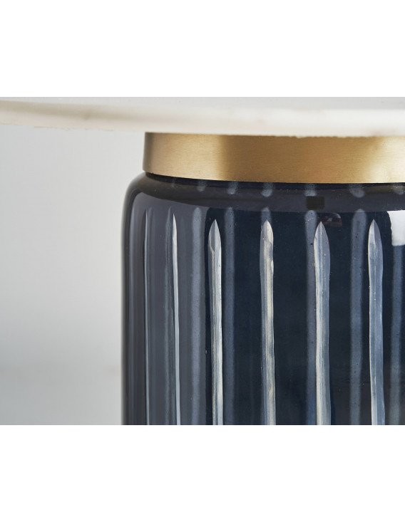 Table basse lecco 48 x 48 x 55 cm | Vical | Noir, Blanc