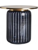 Table basse lecco 46 x 46 x 43 cm | Vical | Noir, Doré