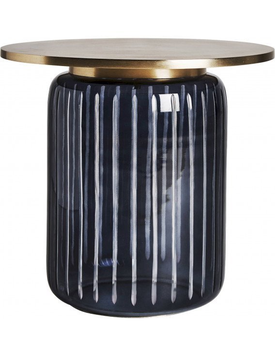 Table basse lecco 46 x 46 x 43 cm | Vical | Noir, Doré