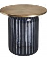 Table basse lecco 46 x 46 x 43 cm | Vical | Noir, Doré