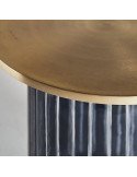 Table basse lecco 46 x 46 x 43 cm | Vical | Noir, Doré