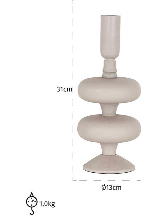 Bougeoir Tilly petit | Richmond Interiors | Beige