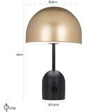 Lampe de table Elvina | Richmond Interiors | Or