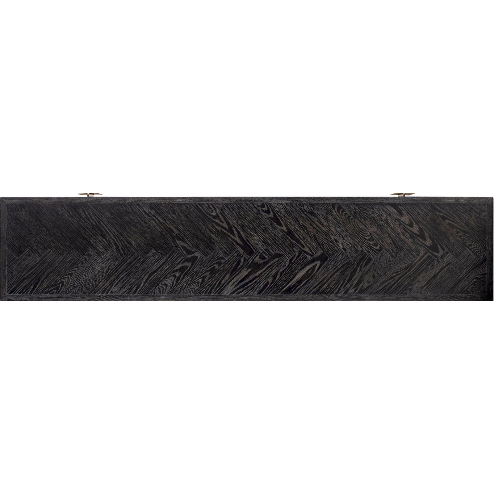 Meuble TV 200 Blackbone brass 4-portes | Richmond Interiors | Noir