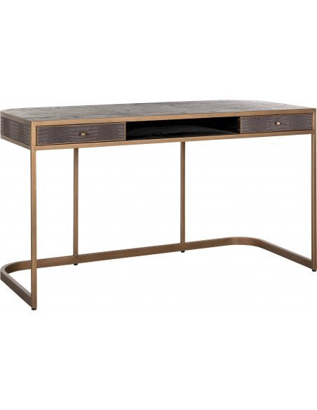 Bureau Classio 2-tiriors  | Richmond Interiors | Or brossé