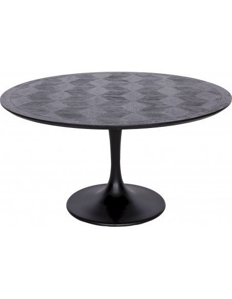 Table à dîner Blax 140Ø | Richmond Interiors | Noir