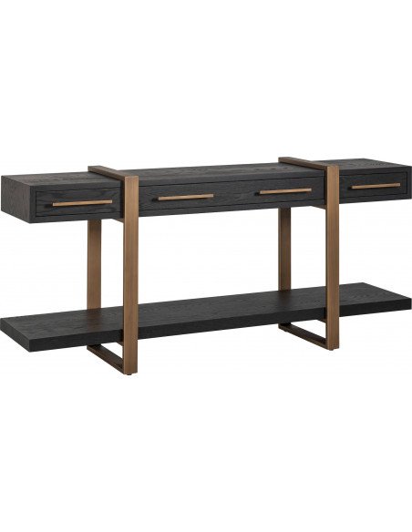 Bahut Cambon 3-tiroirs | Richmond Interiors | Noir café