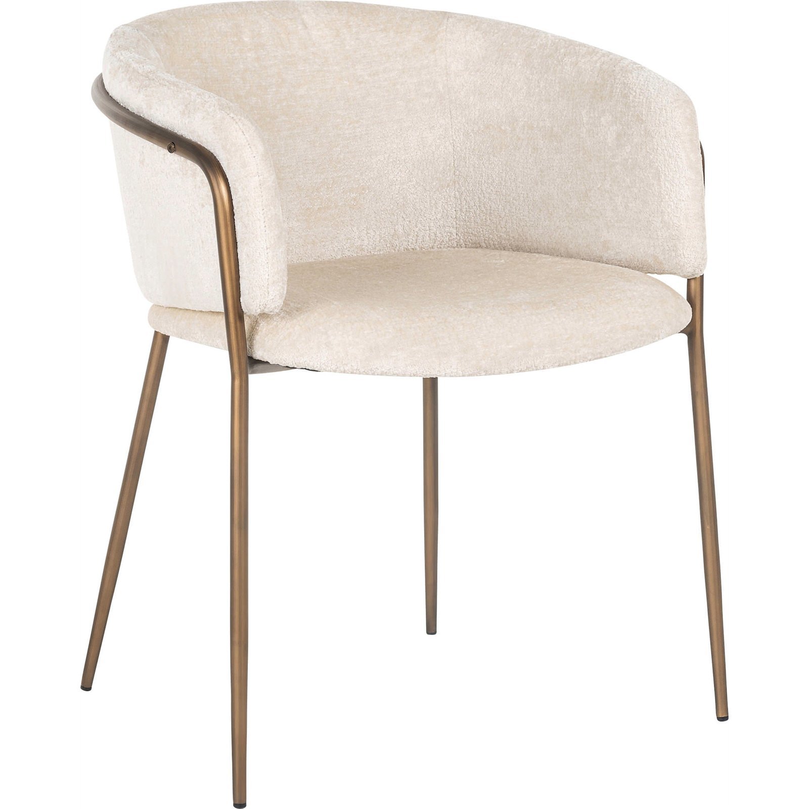 Table de salon Asher set de 2 | Richmond Interiors | Or blanc champagne