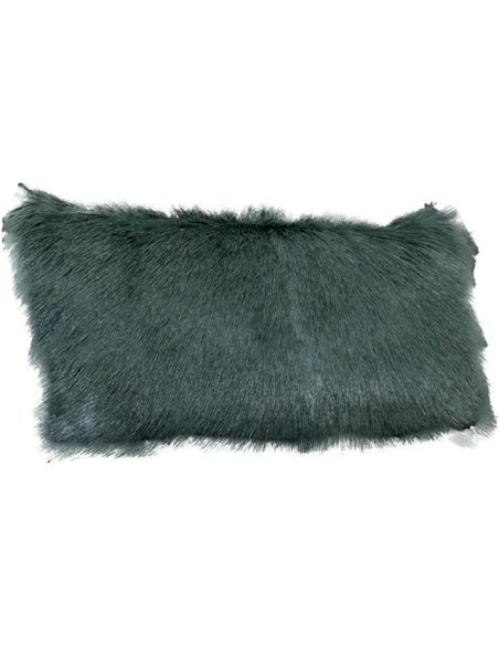 Coussin en peau de chèvre rectangulaire
