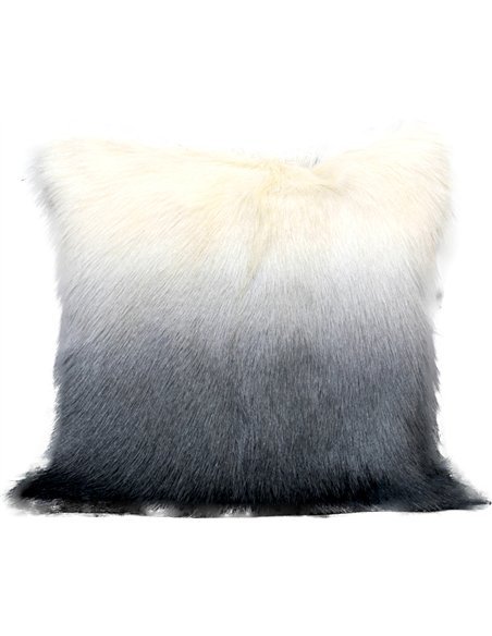 Coussin en peau de chèvre carré