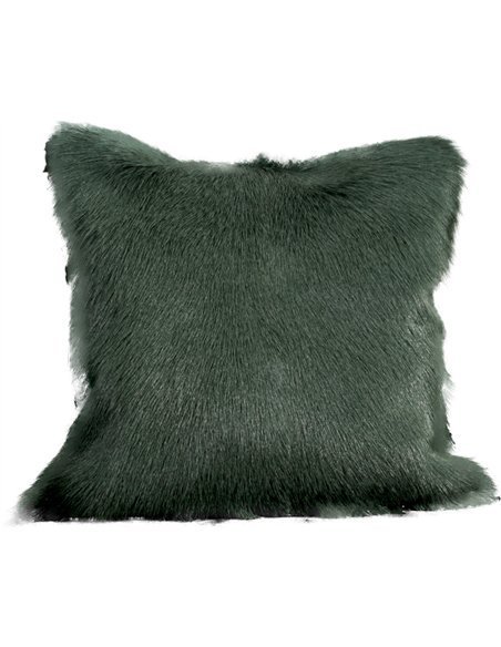 Coussin en peau de chèvre carré