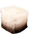 Pouf peau de chèvre
