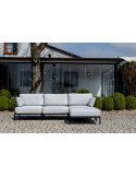 Canapé 4 places méridienne extérieur Salve | Sit Sit | Gris