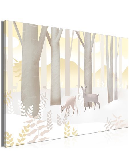 Tableau Forêt de contes de fées Partie 1 Troisième variantee | Artgeist | Cuivré, crème