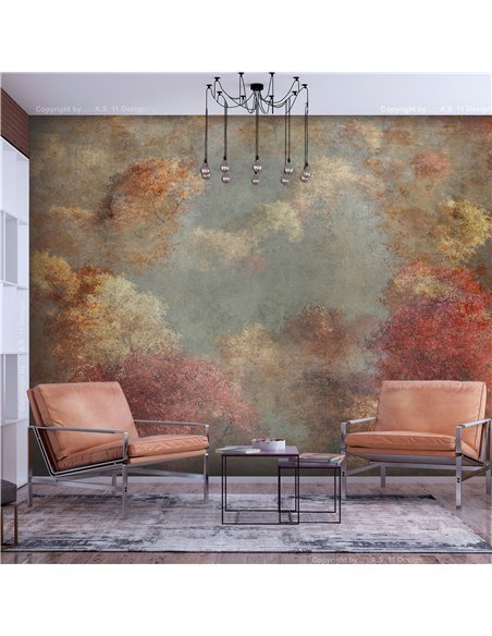 Papier peint Autumn Trees | Artgeist | Gris, brun