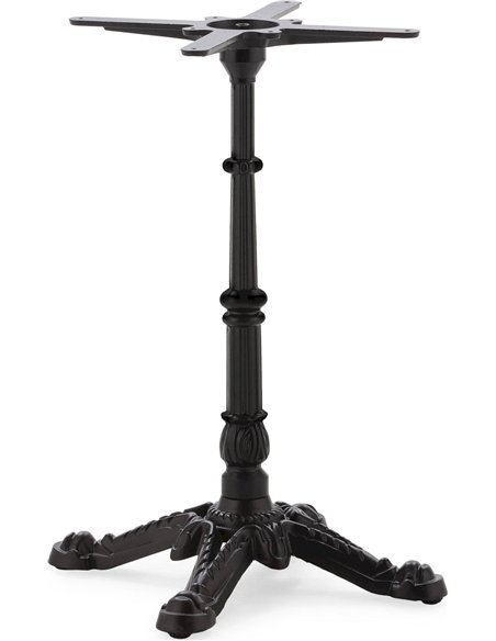 Pied métallique design élégant pour table