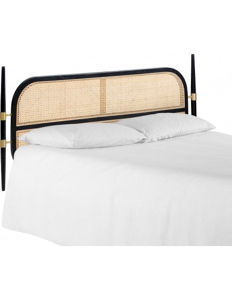 Appui élégant en Bois et Métal noir