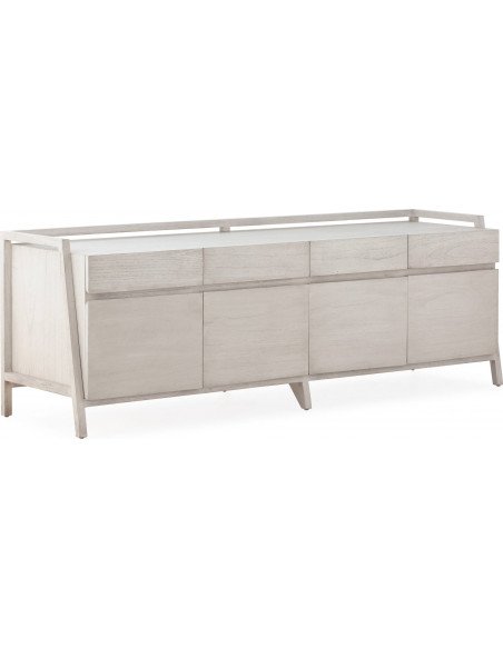 Commode cèdre gris élégance