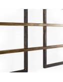 Élément décoratif métal géométrie moderne