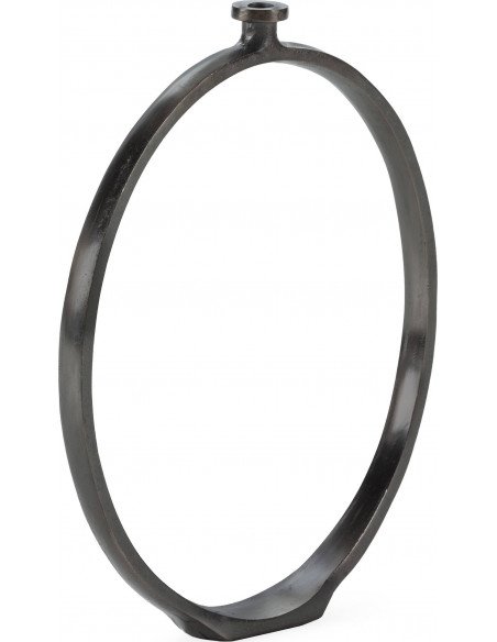 Vase contemporain élégance aluminium