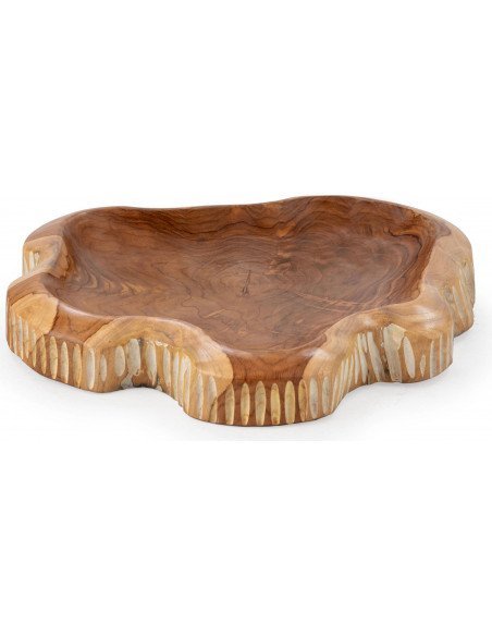 Bol teck déco épuré Thai Natura