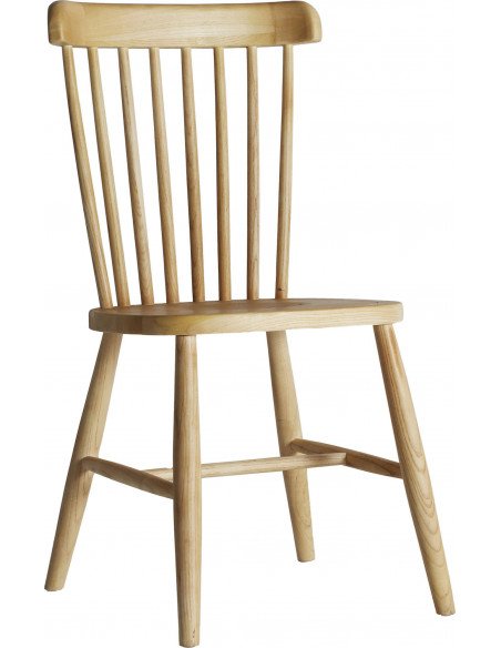 Chaise en bois d'orme élégante