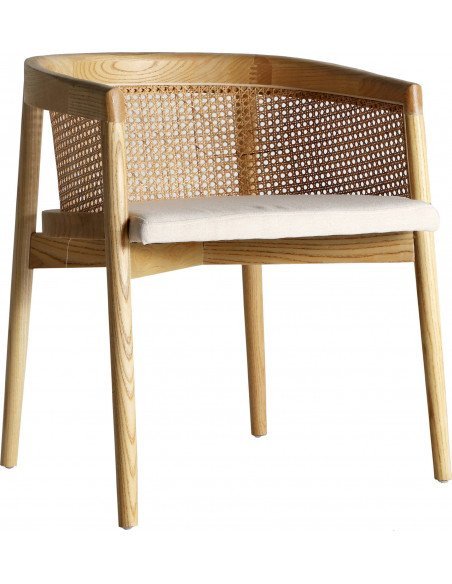 Chaise Vikan élégante en olme