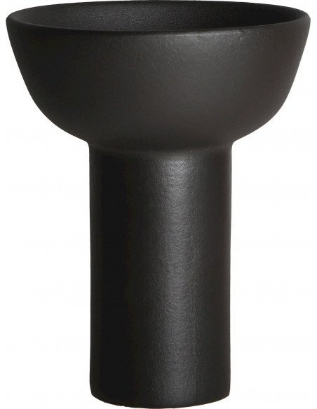 Vase Glessy noir design contemporain