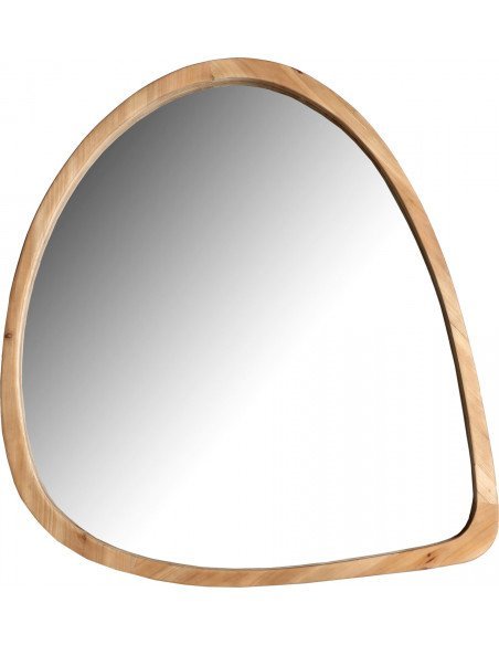 Miroir design Lecco en bois élégant