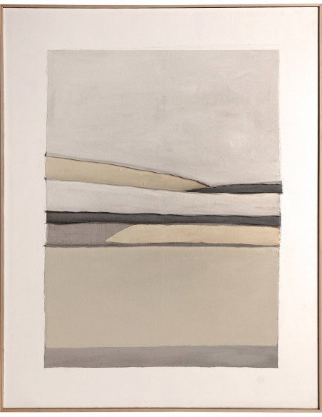 Lienzo Contemporain Beige Valeria