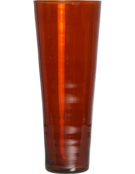 Vase Verre Orange Shabby Chic