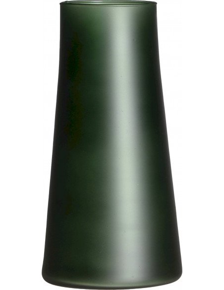 Vase verre vert élégant