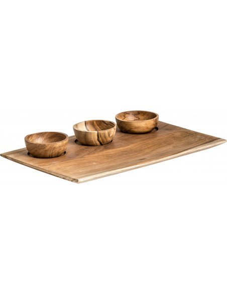 Plateau ethnique élégant pour table