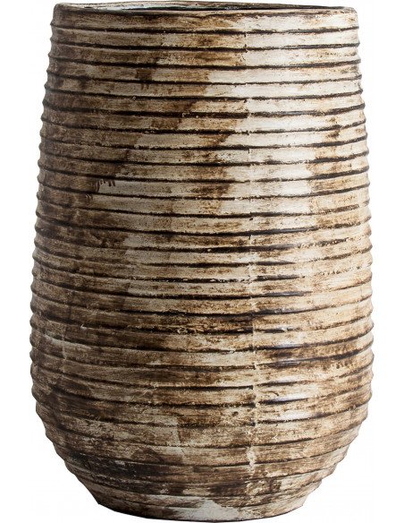 Vase Aleksy style rétro marron